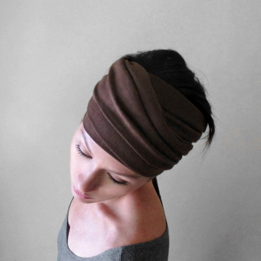 CLASSIC BROWN Head Scarf