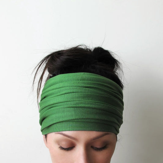 GREEN Head Scarf