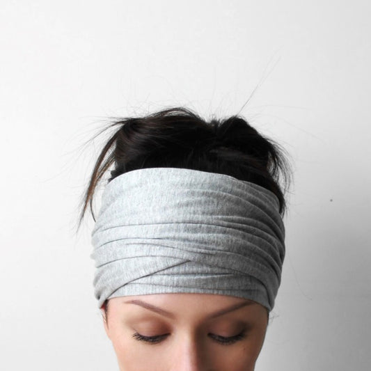 HEATHER GRAY Head Scarf