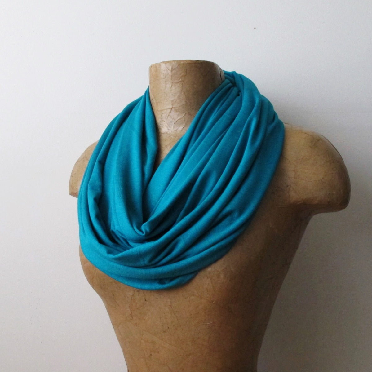 TURQUOISE BLUE Infinity Scarf