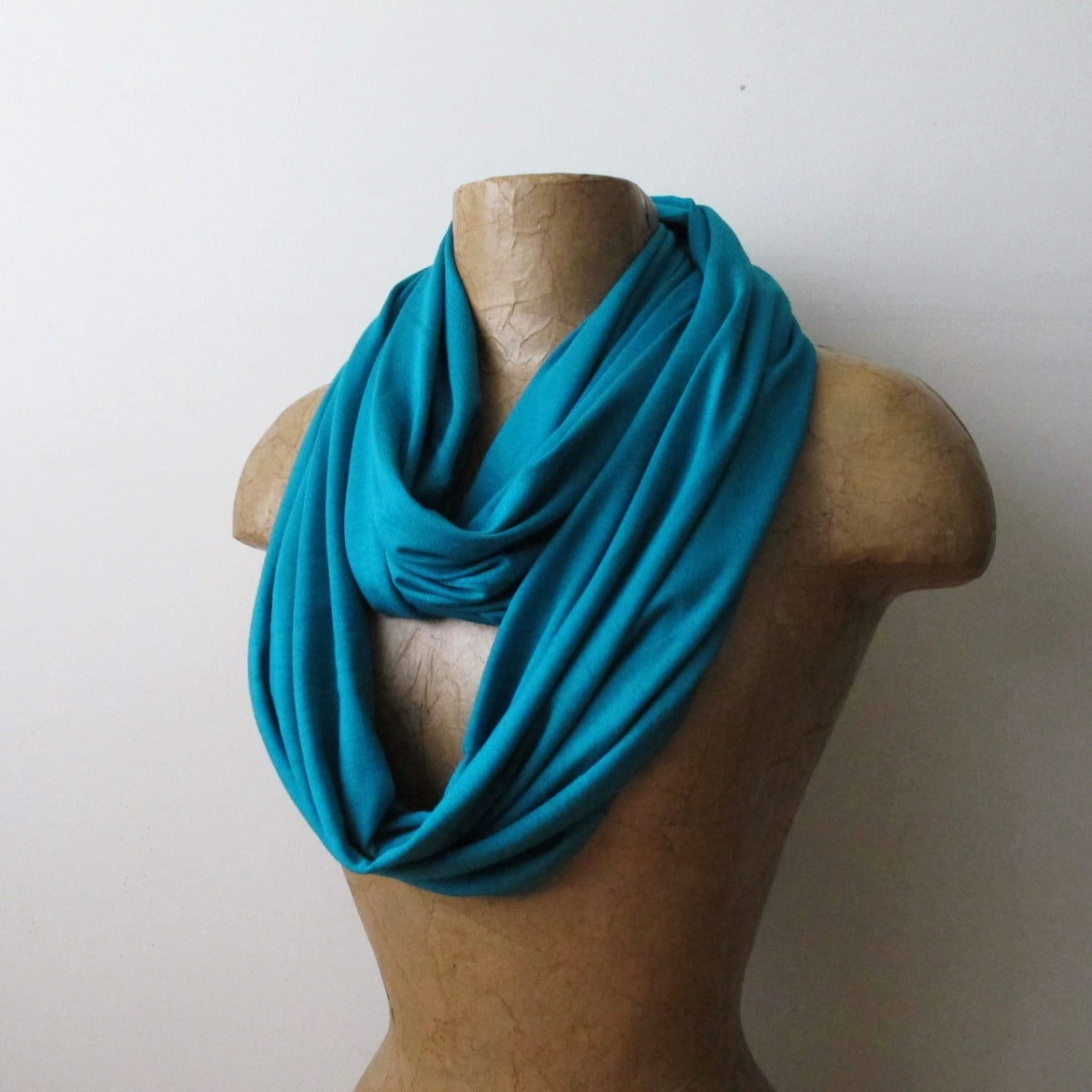 TURQUOISE BLUE Infinity Scarf